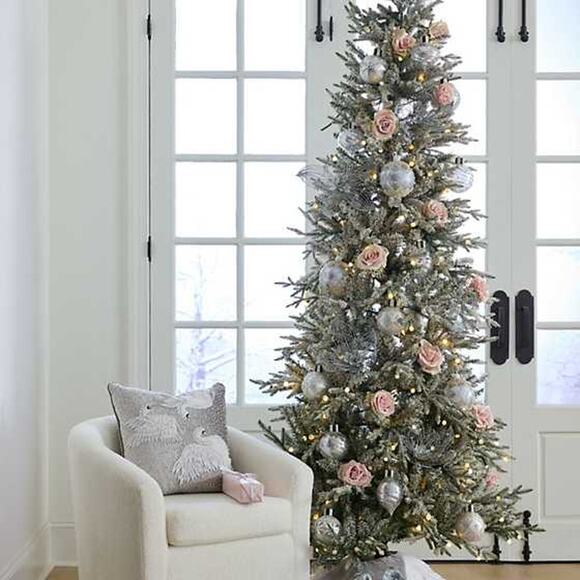 MACKENZIE-CHILDS Silver Mercury Glass Assorted Ornaments Set of 6 NEW - Picture 2 of 2